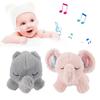 Bedtime Baby Soothers for Sleep Lullaby Music Calming Light Breathing Stuffed Animal Comforting Toy 