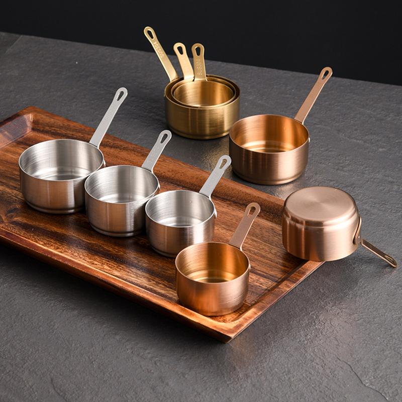 304 Нержавеющая сталь Соусник Стаканчик С Ручкой Мини Соусник Для Вечеринки Банкета Пикника Соус Приправы Чаши Главная