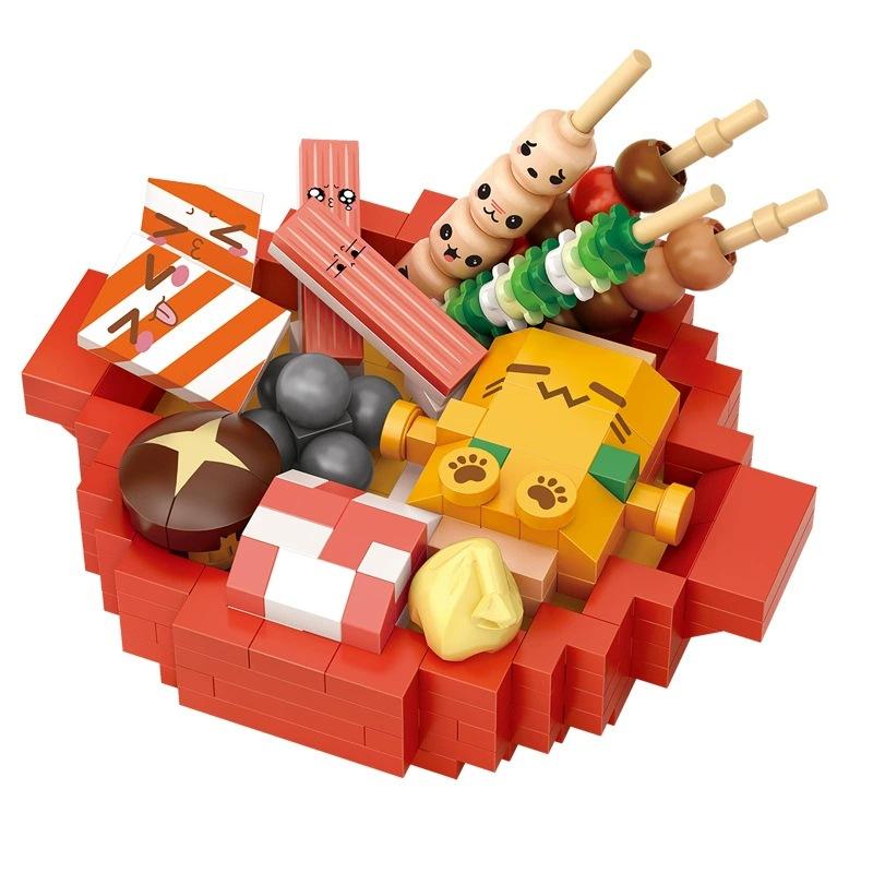 Суши Блоки Мини Конструктор для Детей Девочек Микро Кирпич Настольная Модель для Взрослых Магнитный Станкостроитель для Холодильника игрушка