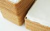 Прямоугольная плетеная корзина MUJI, большая, штабелируемая (В) приблизительно. 36 см Ш x 26 см Г x 24 см В 47381313 Корзина