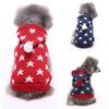 Holiday Cartoon Clown Christmas Dog Sweater Pet Winter Knitwear Warm Clothes
