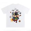 2025 New Cute Cartoon Pure Cotton Short Sleeve T-Shirt for Women Fashionable Trendy Style Crew Neck Fashion Top Short Sleeves