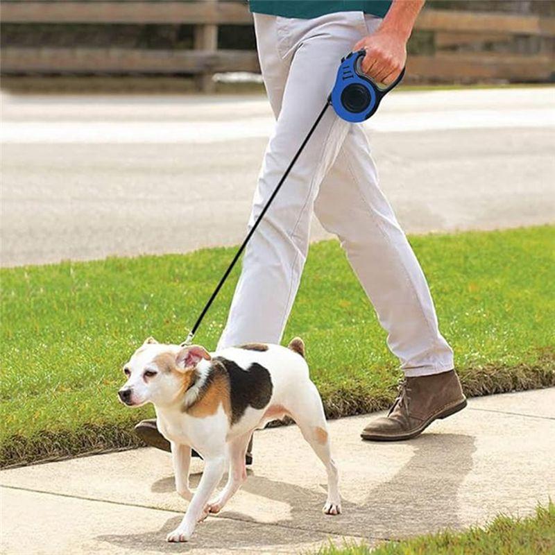 Aug. Pet Leash Retractable Dog Leash Flexible Puppy Cat For Small Medium Dog Pet Supplies Traction Rope Dog Leash E