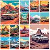 Красочные Машины Алмазная Живопись Новинка 2026 Любимые Игрушки Мальчиков Полная Мозаика из Страз Вышивка Крестиком Набор Домашний Декор