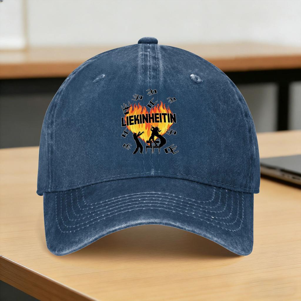 Washed Baseball Cap Liekinheitin Song Summer Hip Hop Hats For Funny Hunting Camping Sun Baseball Caps