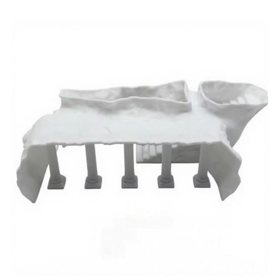 Аквариумная пещера-тоннель Yousheng Римская колонна под гравием Тоннель Укрытие для аквариумных рыб и креветок Укрытие для мелких рыб и креветок со смотровыми отверстиями для петушков и креветок