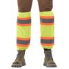 Waterproof Breathable Mesh Reflective Leg Gaiters High Visibility Tape Outdoor Safety Night Running Construction Work