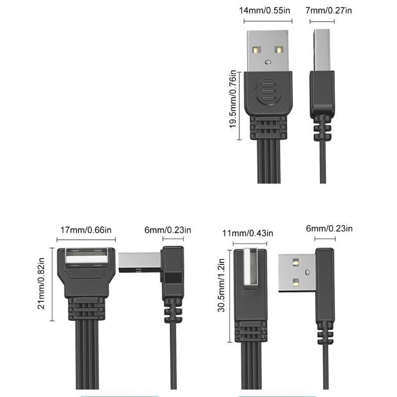 Кабель-адаптер-конвертер USB 2.0 на USB 2.0, длина 5-100 см, поддержка быстрой зарядки 2А и передачи данных 480 Мбит/с