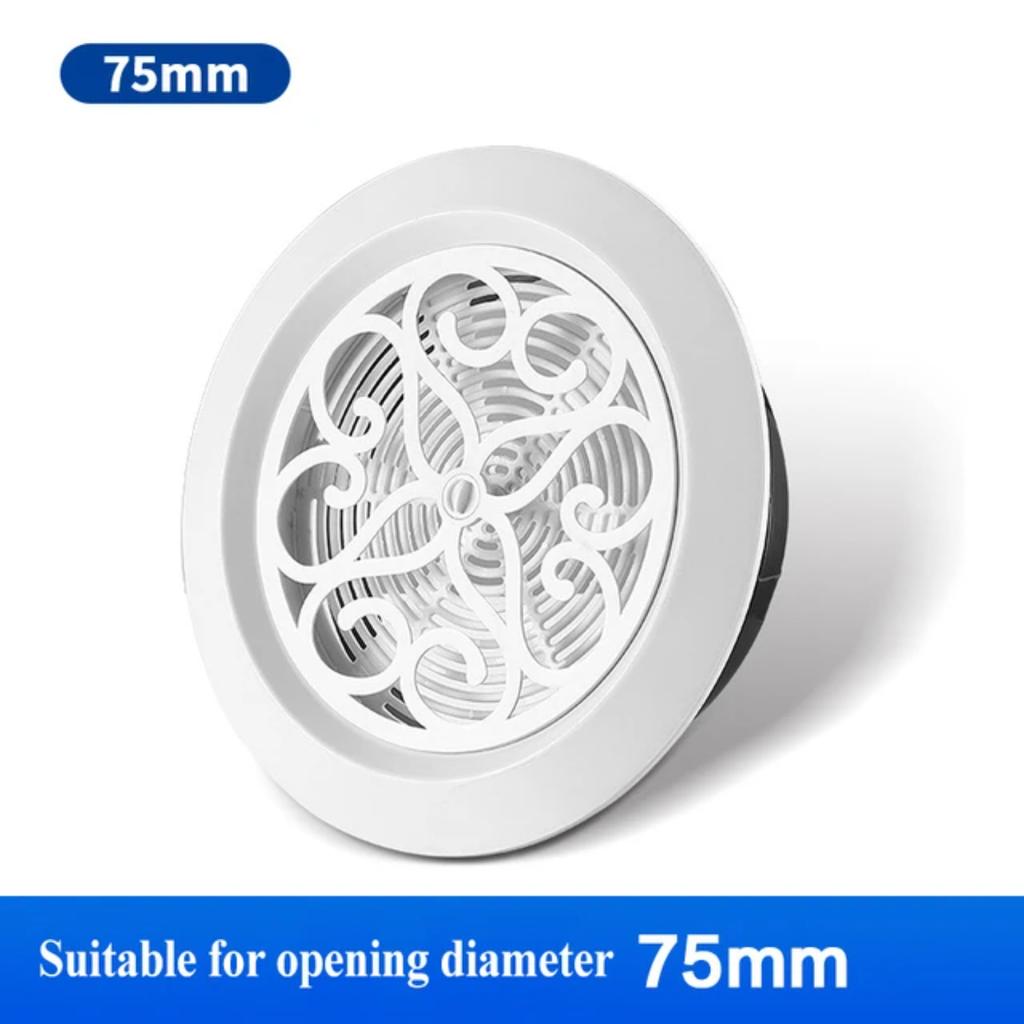 Adjustable Air Ventilation Cover Round Ducting Ceiling Wall Hole ABS Air Vent Grille Louver Kitchen Bath Air Outlet Fresh System