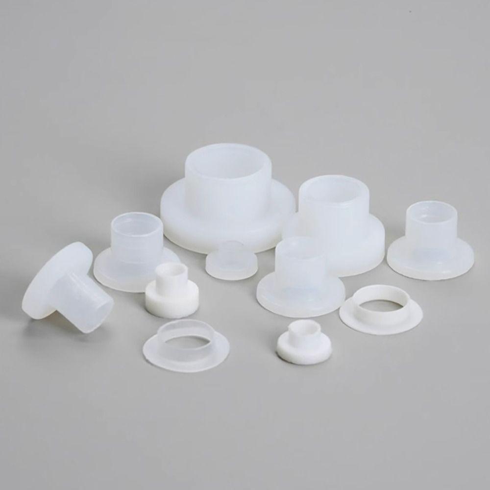 100Pcs Concave Convex T-Shaped Nylon Washer Screw Thread Protector for Screw Insulation Protection