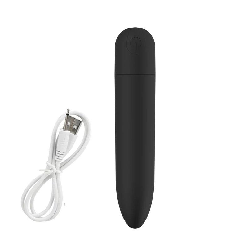 Bullet Vibrator Mini Rechargeable Vibrador Body Massager 10 Pattern Vibration Adult Sex Toy Female Masturbator for Man