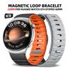 22-миллиметровый силиконовый ремешок для Huawei Watch 4/4Pro GT 4 GT3 Pro 46 мм Спортивный магнитный ремешок для Amazfit Balance GTR 47 мм Ремешок-петля Correa