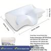 Cross-Border Butterfly Memory Foam Neck Support Pillow - Cervical & High-Profile Design with Slow-Rebound Feature
