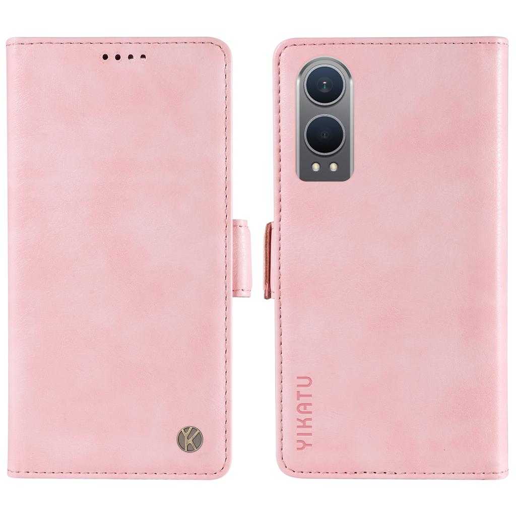 YIKATU YK-007 For OnePlus Nord CE4 Lite 5G/Oppo K12x 5G (China) Wallet Case Litchi Grain Leather Phone Protective Cover
