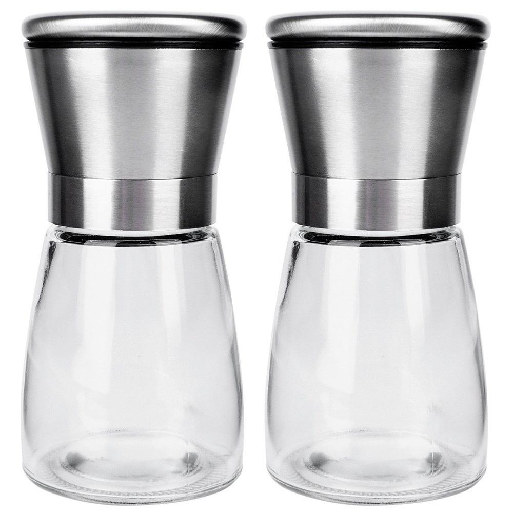 2X Pepper Grinder Salt Spice Grinders Spice Grinder Set
