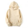 Men's Classic Blank Hooded Sweater Solid Color Fleece Pullover Trend Hoodie