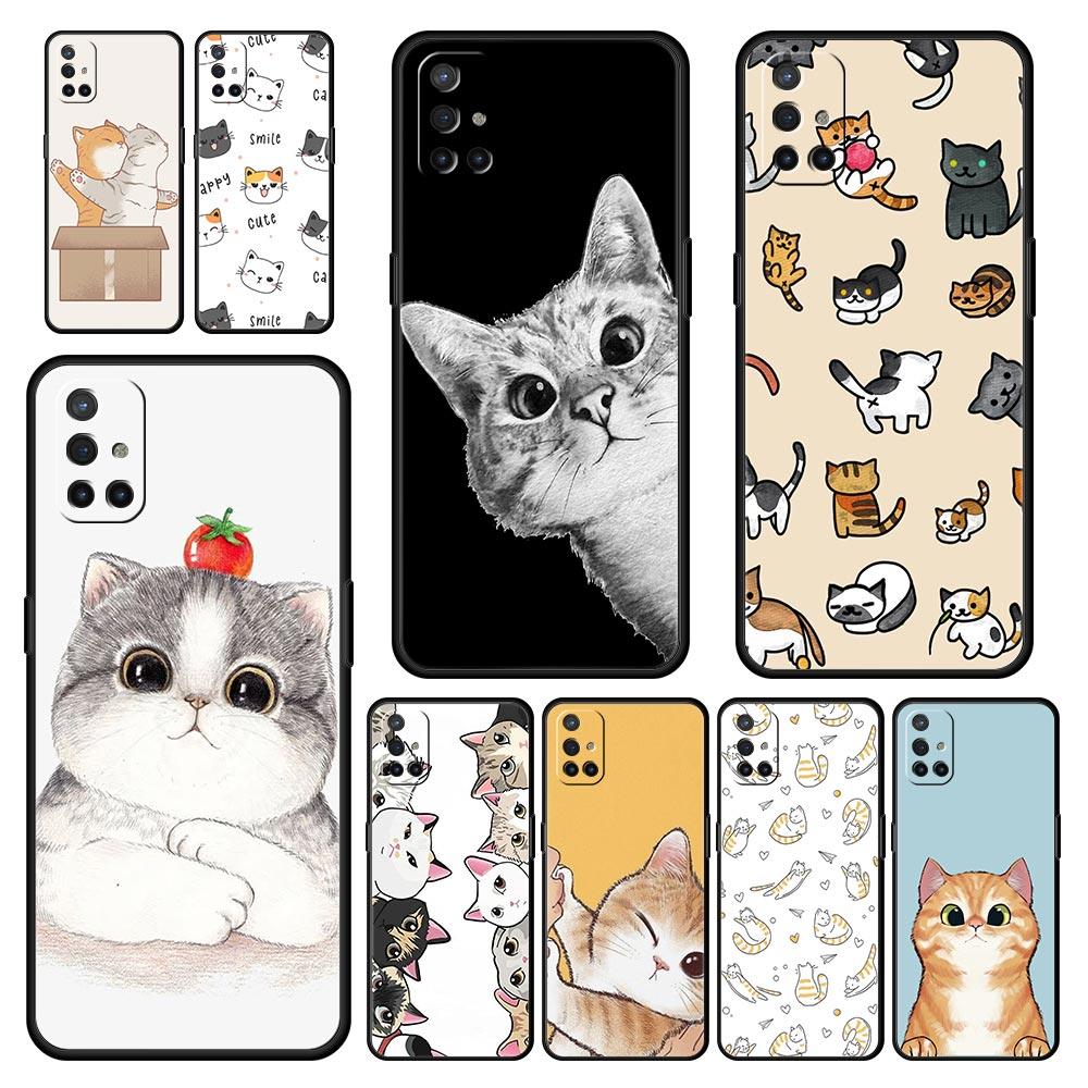 Чехол для телефона с милым котенком, мультяшный, для OnePlus 10 9 Pro 9T 10R 9R 9RT 8T 8 7 6T 7T Nord 2T CE 2 5G N200 N10 N100, мягкий чехол