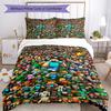 Minecraft Duvet Cover Set Design for Guest Room Lightweight Christmas Gift