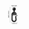 20pcs Rustproof Curtain Hooks Smooth Sliding Hook Accessories Mosquito Netting Rings  Tent