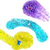 9-Piece Translucent Crystal Clay Slime Set - Ultra Soft, Glossy, and Crunchy Slime