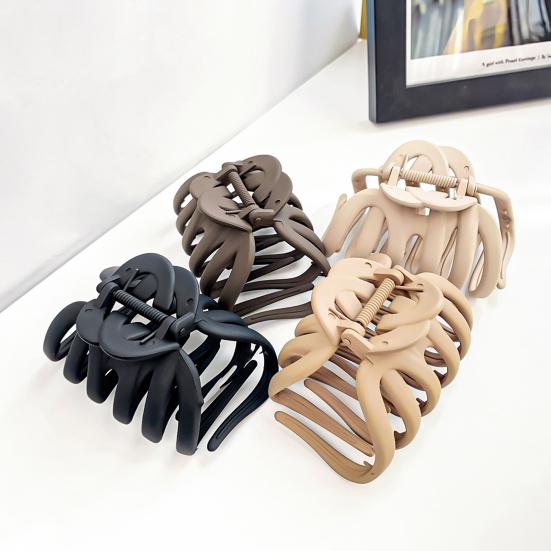 Большая заколка для волос в форме осьминога с противоскользящими зубцами, женская, с прочным захватом, нескользящая задняя головка для душа, аксессуары для волос