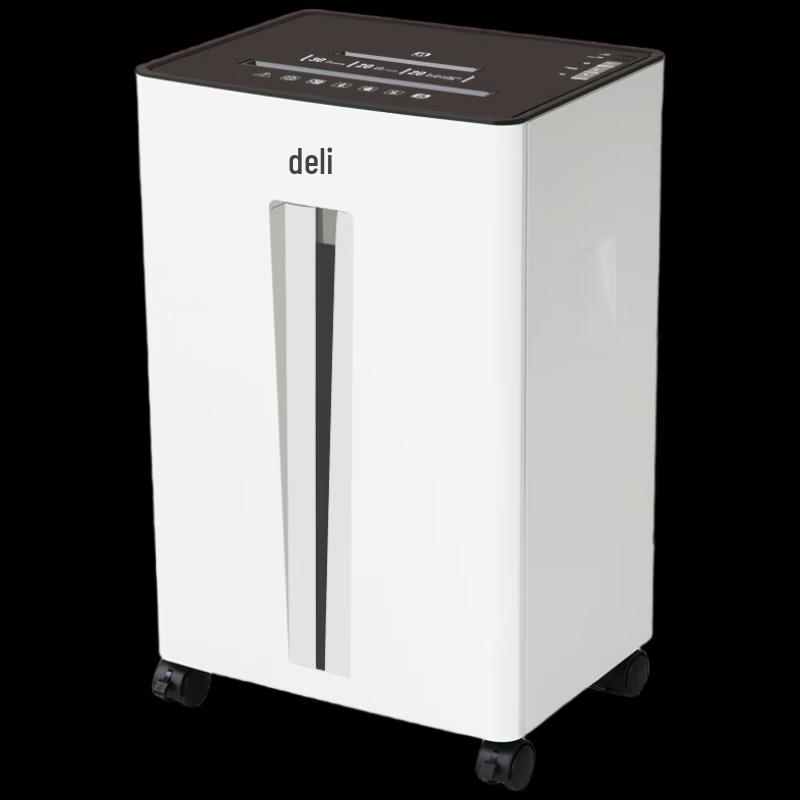 Deli 9918 Commercial Cross-Cut Paper & CD Shredder CN plug (adapter included)