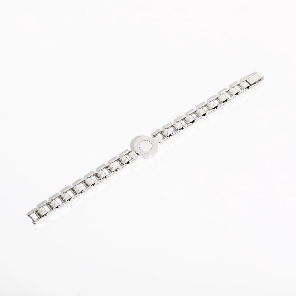 Модный панк-римские цифры, ремешок для часов, браслет-цепочка для женщин, высокое качество, круглый браслет из нержавеющей стали, подарок