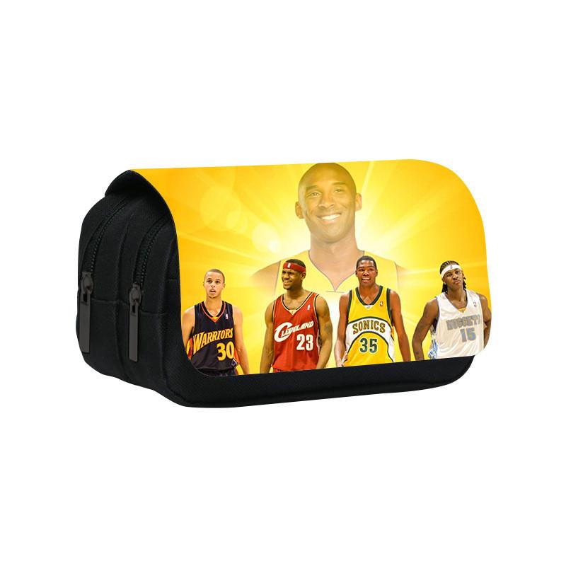 Kobe Bryant Nba Pen Organizer With Nylon Fabric And Large Capacity For Students