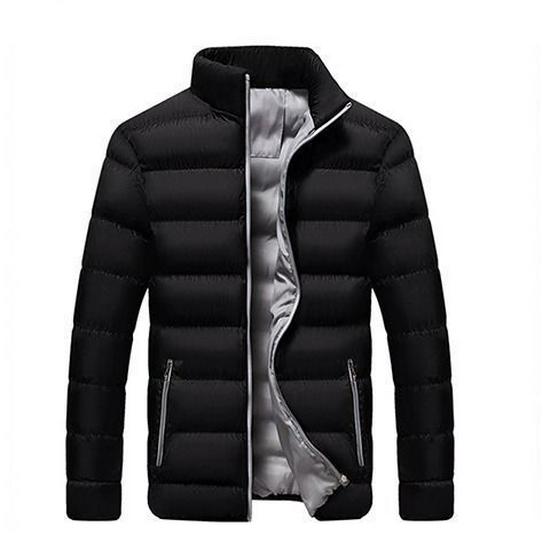 Мужское бархатное зимнее хлопковое пальто в корейском стиле - Модная молодежная короткая куртка