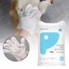 Pet Disposable Gloves Cat Dog Body Wipes Cleaning Gloves No Rinse Washing Gloves PA Massage Gentle Deodorization Deep Cleaning