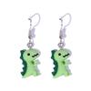 Animal Shape Dinosaur Earrings With Handcrafted Art For Women Jewelry Casual
