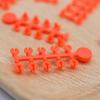 MNFT 5Карточек(50Pcs) Крючковая наживка Нить для наживки Колпачок Рыболовные Поп-ап бойлы Карповые оснастки Стопор Рыболовные монтажные аксессуары