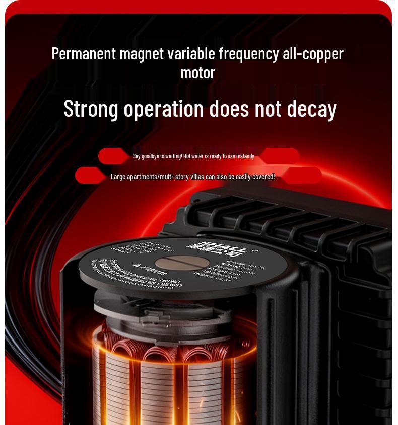 Полностью автоматический бесшумный солнечный насос для нагрева воды для домашних радиаторов