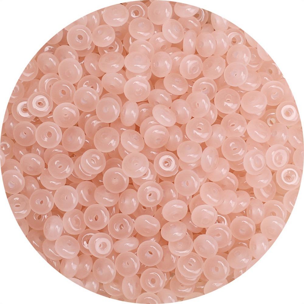 105Pcs Mixed Color DIY Jewelry Beads Multi-clolor Crystal Beads Flat Round Beads Mobile Phone Chain