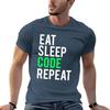 Eat Sleep Code Repeat Tshirt Unisex Clothes Blouse Unisex Clothing