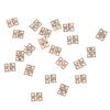 20pcs Cabinet Door Hinges Brass Plated Mini Hinge Small Decorative Jewelry