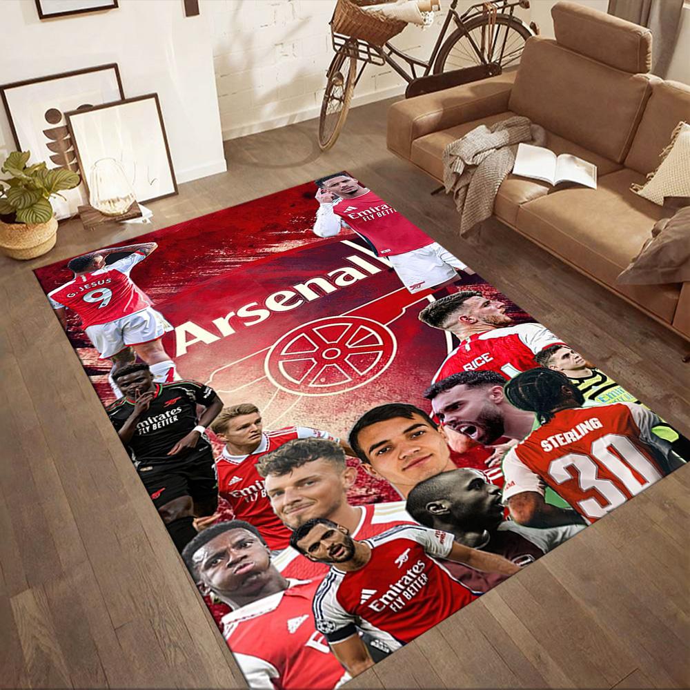Arsenal Floor Rug Office Rug Design for Playrooms Bedrooms Foyer Decorate room Antislip Carpet Office home decor Perfect Gift for Friends & Family