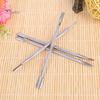 Puntos 4 Pcs Durable Stainless Steel Nail Cuticle Pusher Remover Manicure Pedicure Tool