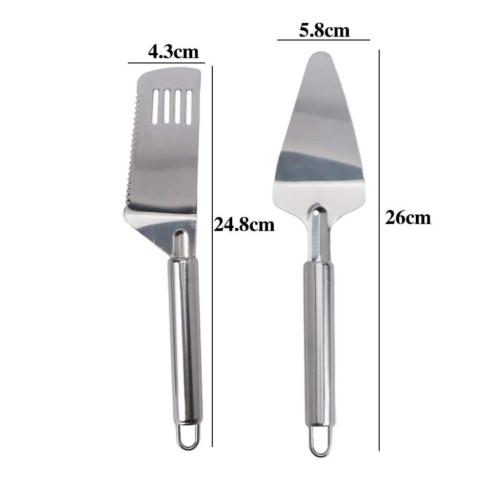 Multi-function Shovel Blade Kitchen Pizza Spatula Pie Server Cake Cutter Baking Tool