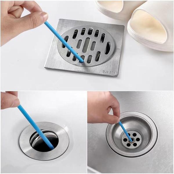 Kitchen Sink Sewer Cleaning Agent Remove Oil Pollution Washbasin Toilet Bathtub Pipe Cleaning Sticks Household Cleaning Supplies