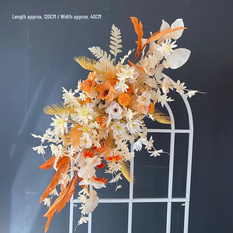 Искусственный Цветочный Декор для Свадебного Места Проведения: для Дорожки, Сцены и Банкетного Зала