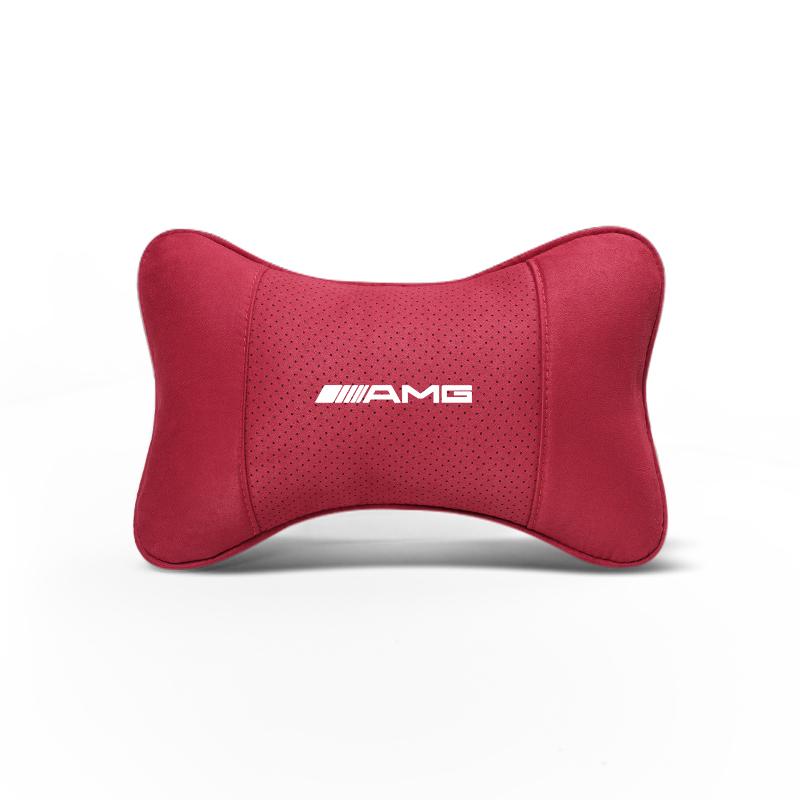 VRN2 1Pcs Car Seat Headrest Neck Pillow Head Support Cushion For Mercedes Benz AMG E S C A Class GLE GLC GLA CLA W206 W204 W205 W211