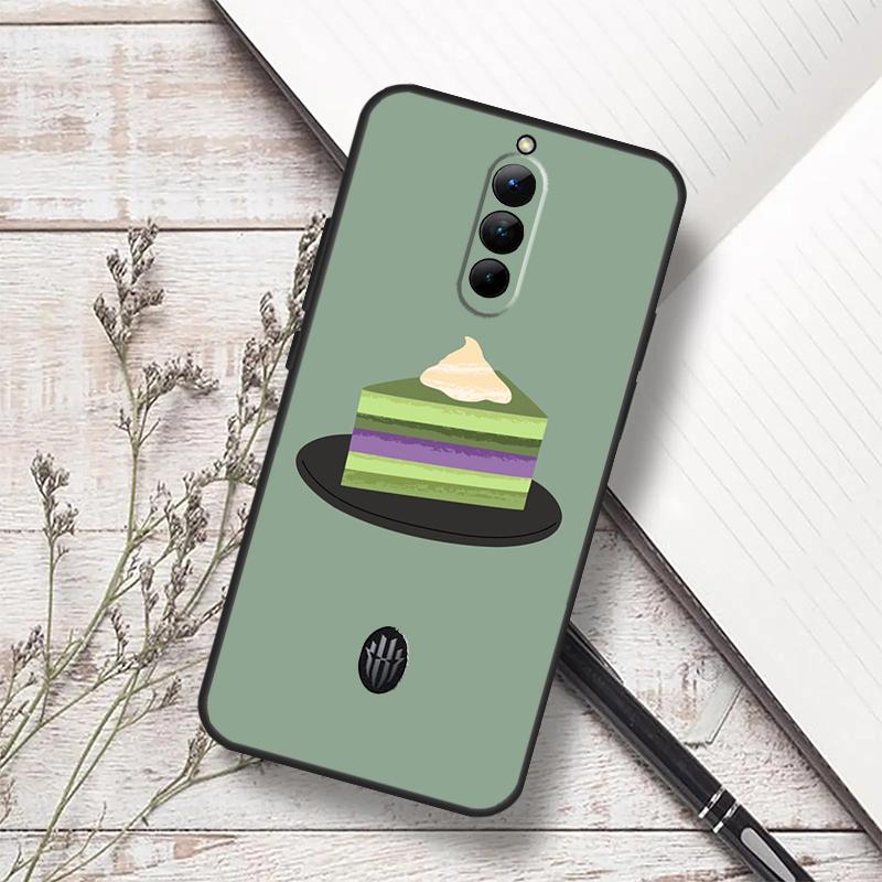 Matcha Cake Case For ZTE Nubia Red Magic 10 Air 6S 7S 7 Pro RedMagic 10S 9S 8S 8 9 10 11 Pro Plus Funda