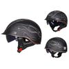 Ретро Шлемы Для Мотоцикла Capacete De Moto Шлем Винтажный Уличный Туристический Скутер Половинчатый Шлем Встроенный Визор Сертификация DOT
