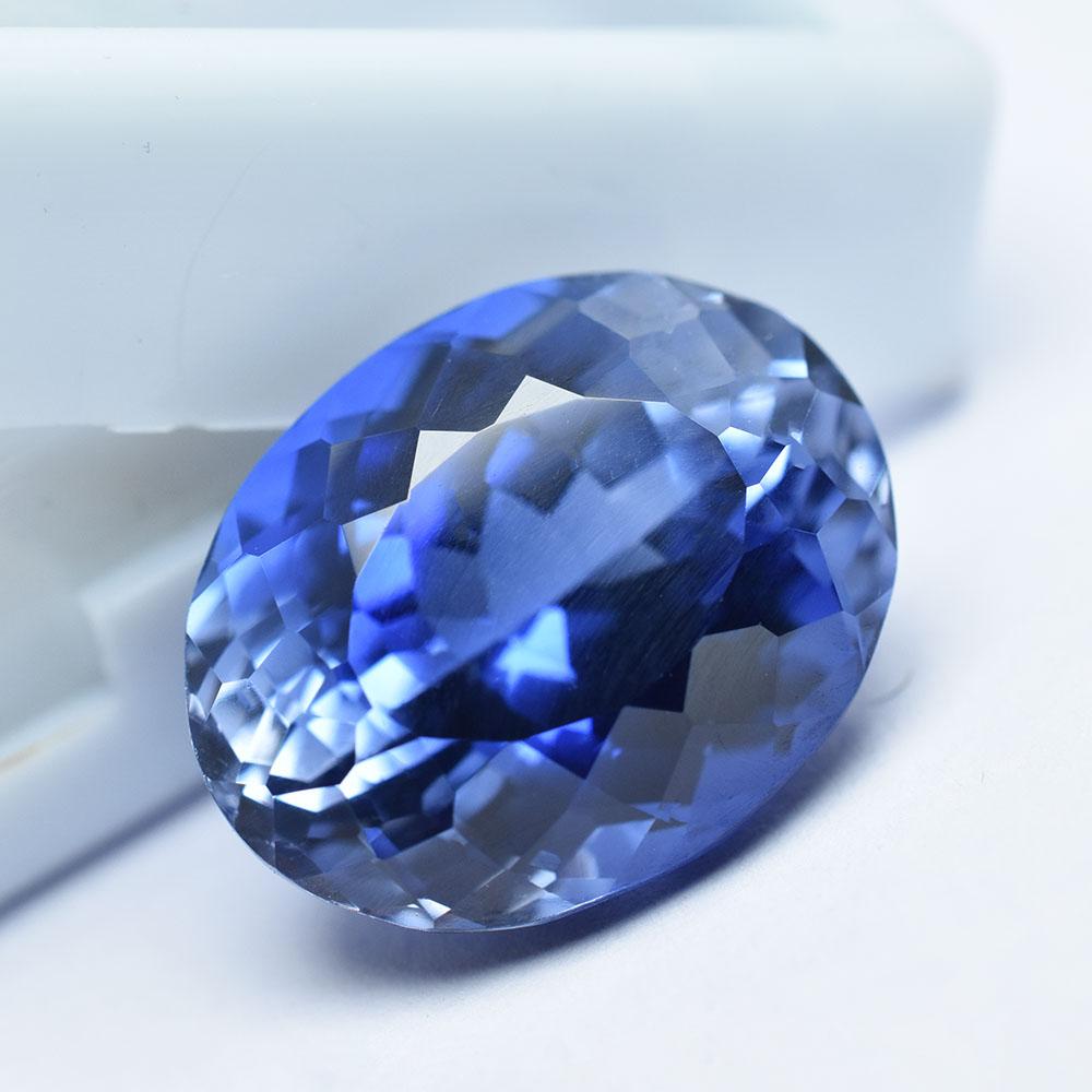 AAA++ Natural Blue Sapphire 15 Ct Oval Cut Gemstone For Collectors