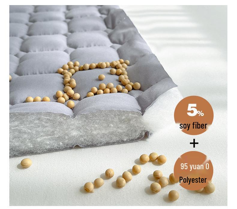 Стеганый наматрасник - Летний топпер для дома, спальни, отеля и односпальных кроватей для студентов