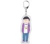 Ichimatsu Acrylic Keychain Jersey Osomatsu-san Ver.