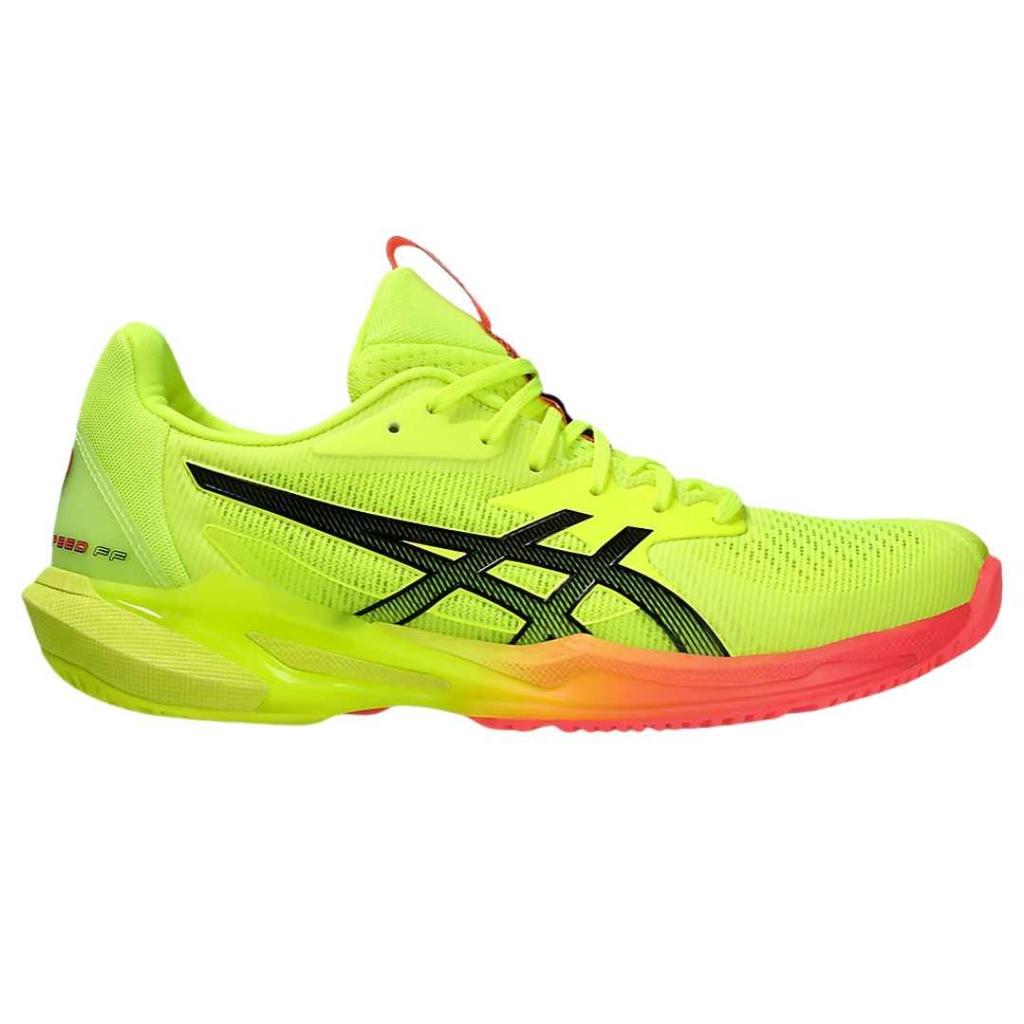 Asics Solution Speed FF 3 Paris Women Sneakers Yellow Safety-Yellow Black 1042A275-750