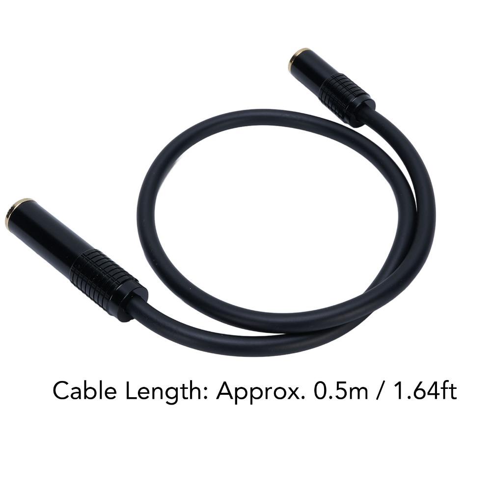 Plug and Play Stereo Sound Cable 6.35mm 1/4in Female to 3.5mm 1/8in Female Guitar Equipment