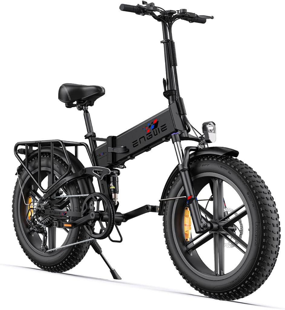 ENGWE ENGINE X 20-дюймовый складной электровелосипед для взрослых, литиевая батарея 48 В, 13 Ач, 25 км/ч, 7 скоростей